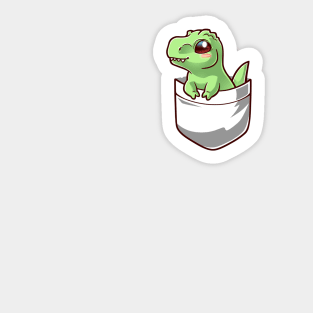 Pocket Dino Sticker